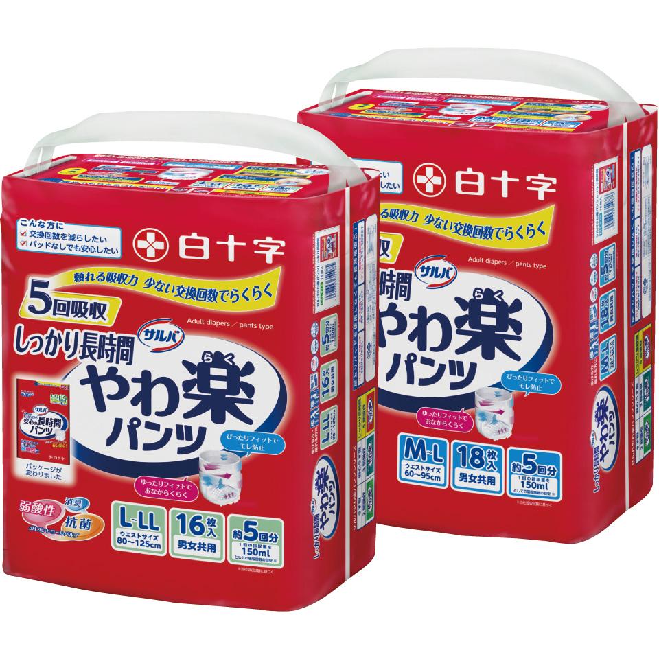 サルバやわ楽パンツM-L18枚